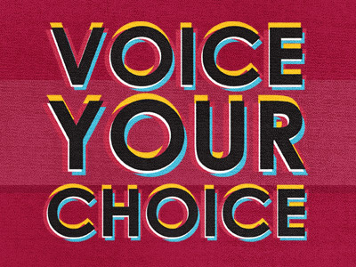 Voice Your Choice background logo