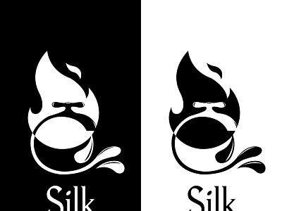 Silk plumbing and gas logo design