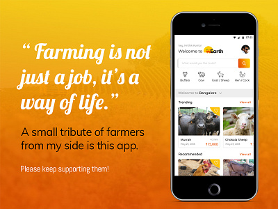Farmer app cattle trading farmer app. agriculture app