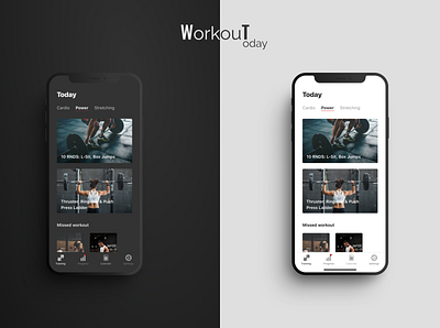 WorkouToday design designer figmadesign mobile app mobile design ui