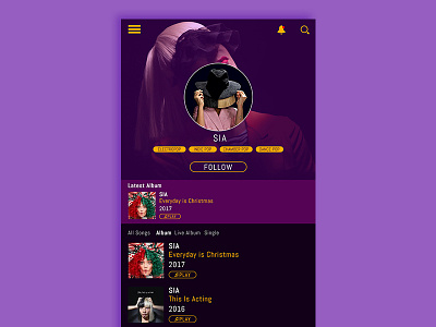 Dailyui #006 - User Profile