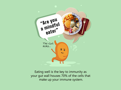 The Gut Ask design food gut healthy food healthy life icon illustration immune system intestine post