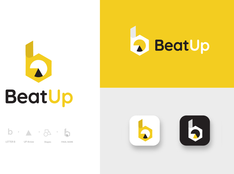 Beatup Logo by Konica on Dribbble