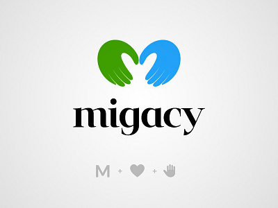 Migacy New Logo branding design illustration logo post ui vector