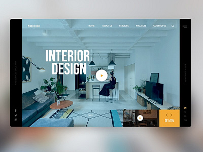 Interior Design Header Concept