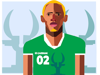 Carolus barea can design football gasy illustration madagascar