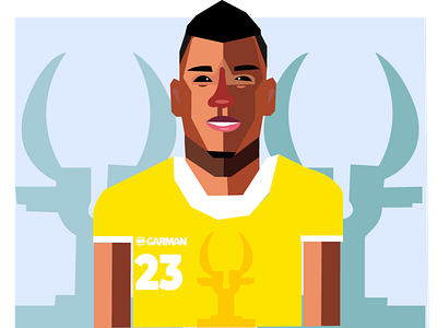 Melvin barea can design football gasy illustration madagascar