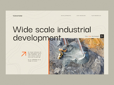 Industrial Development Company - Concept cards design development developments flat industrial landscape architecture minimal product design typography ui ux