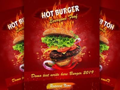 Food Flyer/ Poster design flyer flyer design flyer template food food and drink food flyer graphic design print design