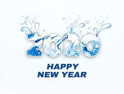 Happy New Year 2020 2020 branding design graphic design happy new year