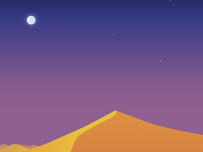 Desert desert dream illustration illustrator moon night night sky sand sand dune