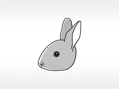 Rabbit sketch animals branding design drawings grey icons illustration logo rabbit vector