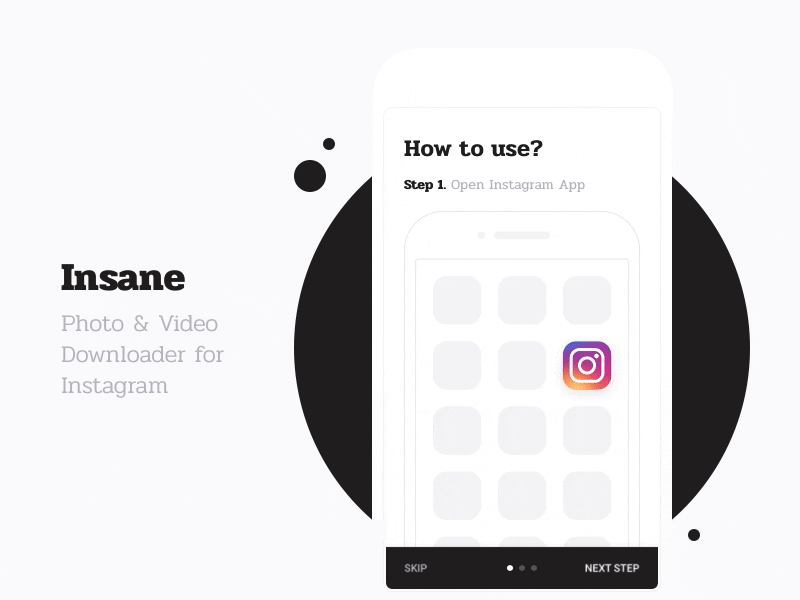 Insane android app gif instagram interaction material material design mobile onboarding ui uikit ux