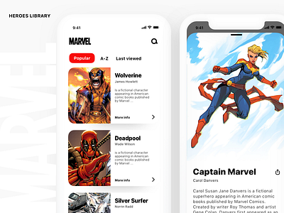 Marvel Heroes Library