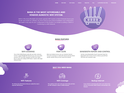 WIFI SYSTEM landing page