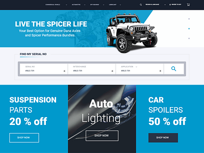 Automotive Landing Page automotive landing page