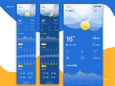 天气界面设计
