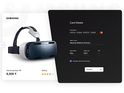 Credit Card Checkout Daily UI challenge #002