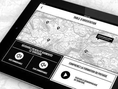 Application de cartographie app cartography ipad map