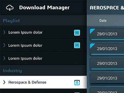 Download Manager app download ipad ui