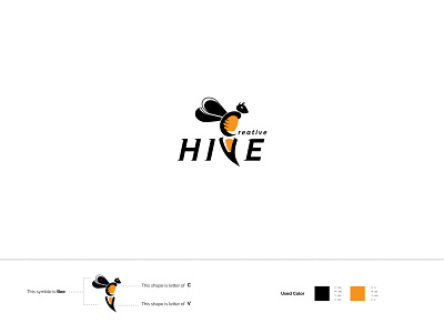 creative hive logo brand and identity brand identity designer branding corporate corporate branding dribbble best shot icon illustration logo vector