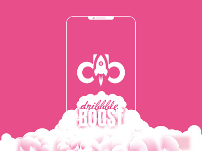 Dribbble Boost, db Icon