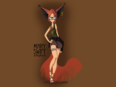 Character Design illustration character design desing squirel