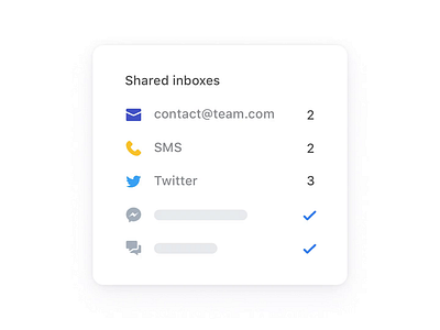 Inbox Zero 📭 animation app channels counters email illustration inbox zero inboxes shared inboxes ui website
