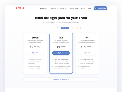 Pricing page refresh 💵