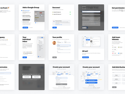 Onboarding flow 👣 buttons email fields flow front highlights onboarding overlay process progress signup steps