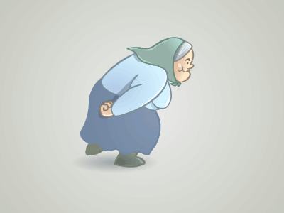 Granny animation 2d