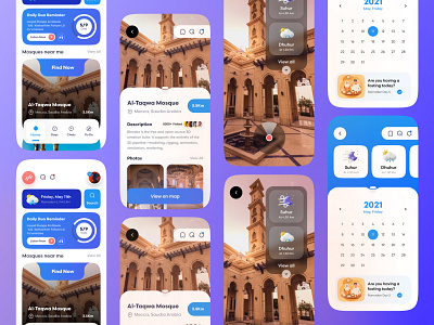 Nearby Mosque Finder App UI/UX