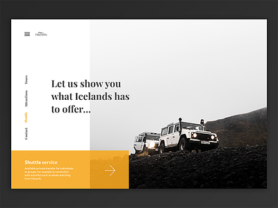 Icelandic Travel Agency iceland sketch travel travel agency webdesign