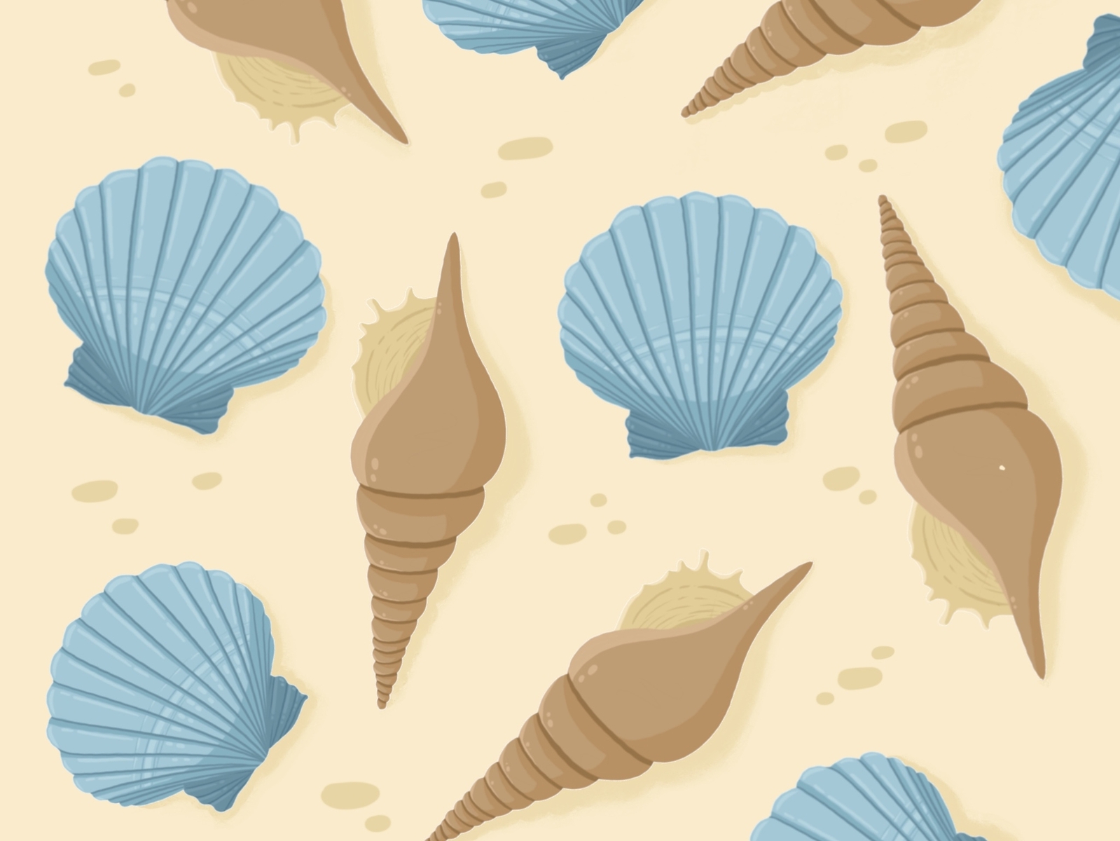 Beach Pattern by Ujjwala Bassi on Dribbble