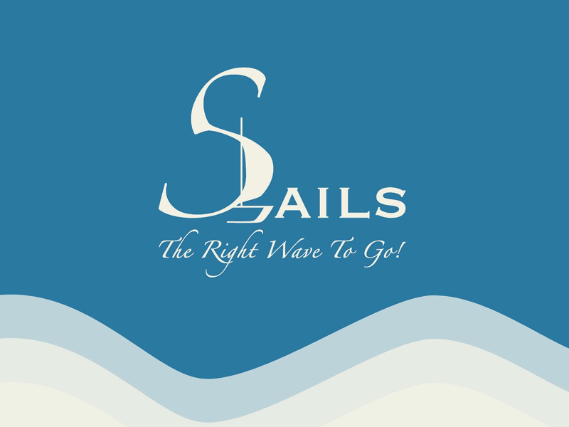 Sails Logo graphic design branding ui design typography logotype logomark logos