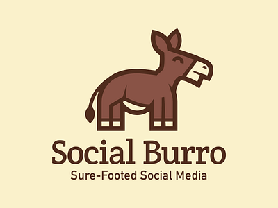 2021 Social Burro Rebrand branding illustration logarhythm creative logo social media agency socialmedia
