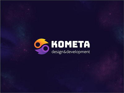 Kometa branding design graphic design logo vector