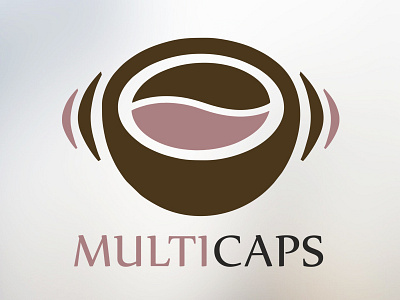 Multicaps graphic design logo