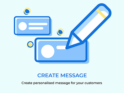Create message edit emailmarketing icon icondesign illustrations marketing messages ui user experience visual design