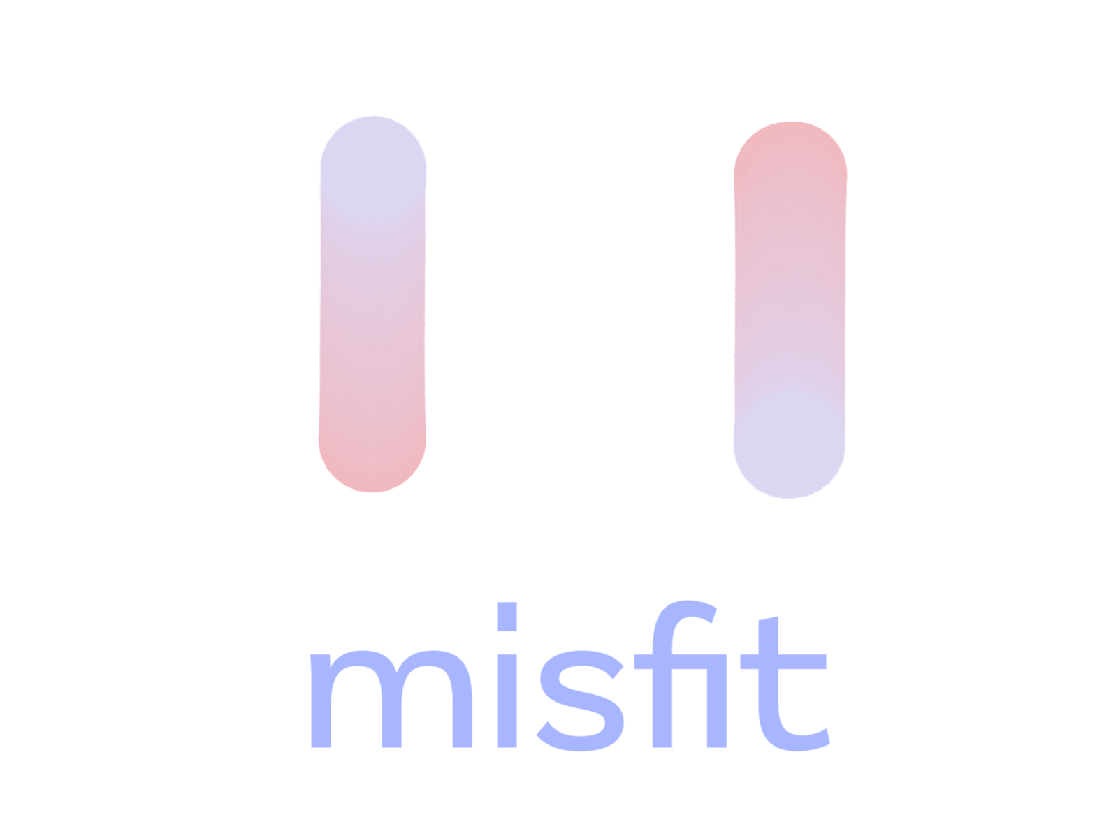 Misfit app animation app branding design icon logo minimal mobile design typography vector