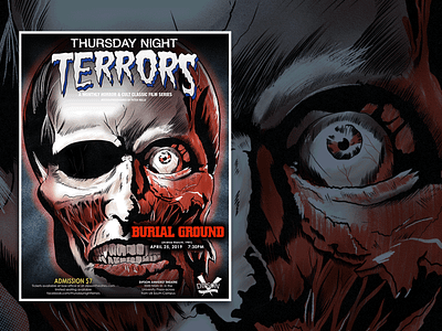 Thursday Night Terrors Burial Ground Poster