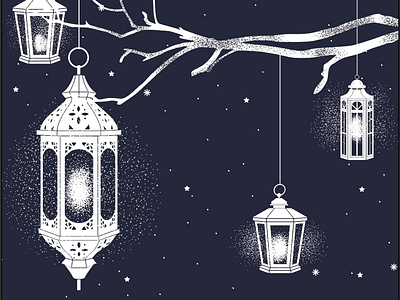 Advent advent christmas graphic design illustration lantern light print winter
