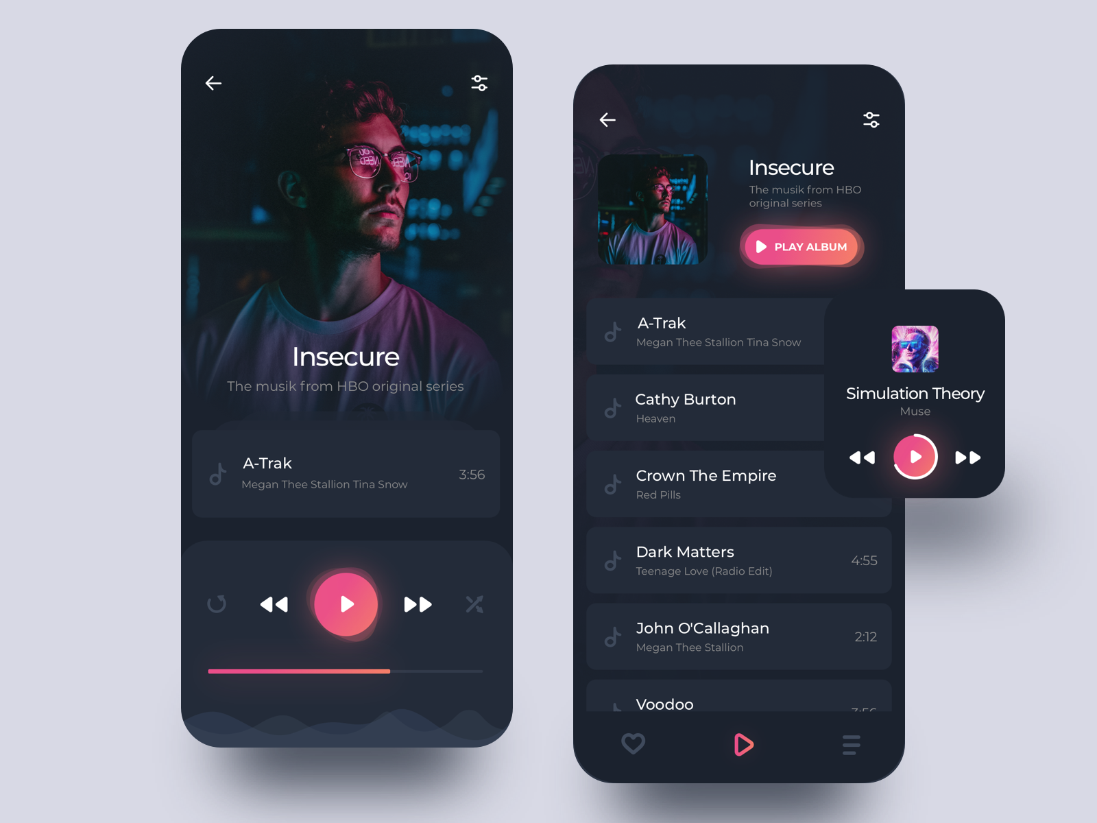 Hello player. Music player ui design inspiration. look плееры. music app ui. ui dark music player.