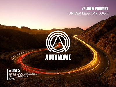 Artboard 1 Copy 2x 100 autonome dailylogochallenge day5 driverlesscarlogo