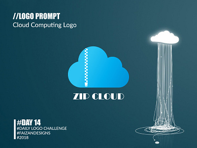 Cloud Computing Logo cloudcomputing dailylogochallenge day14 logodesign logoinspirations logoseeker minimalisticlogo zipcloud