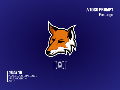 Fox Logo creative dailylogochallenge day16 foxlogo foxof logoseeker mascotlogo