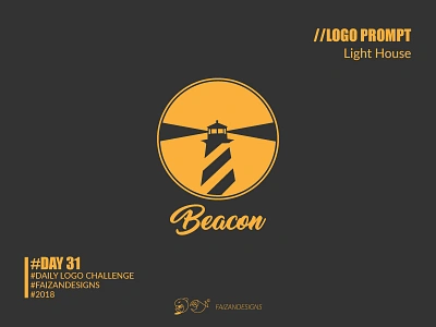 Light House Logo beacon beamandbow beambow dailylogochallenge dailylogochallengeday31 foginc lighthouse lighthouselogo logodesignerhub logoseeker minimallogo