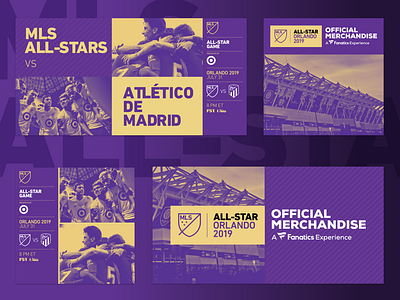 MLS All-Star Game Creative all star game brand branding branding design design fanatics graphic design layout layout design layoutdesign major league soccer major league sports mls official store orlando orlando city sc soccer sports sports events sportswear