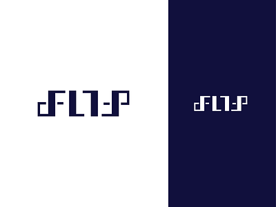 FLIP ambigram ambigram app brand branding concept design flat flip identity illustration logo minimal modern vector