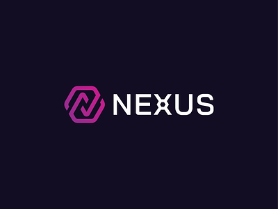 NEXUS brand branding concept design identity illustration logo minimal modern vector